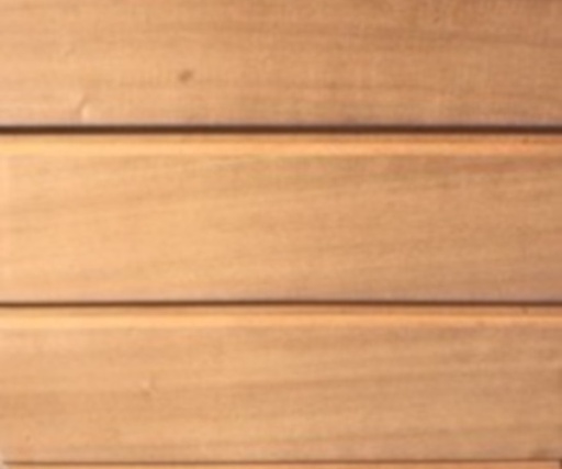 Bardage en hêtre torréfié - Profil Z